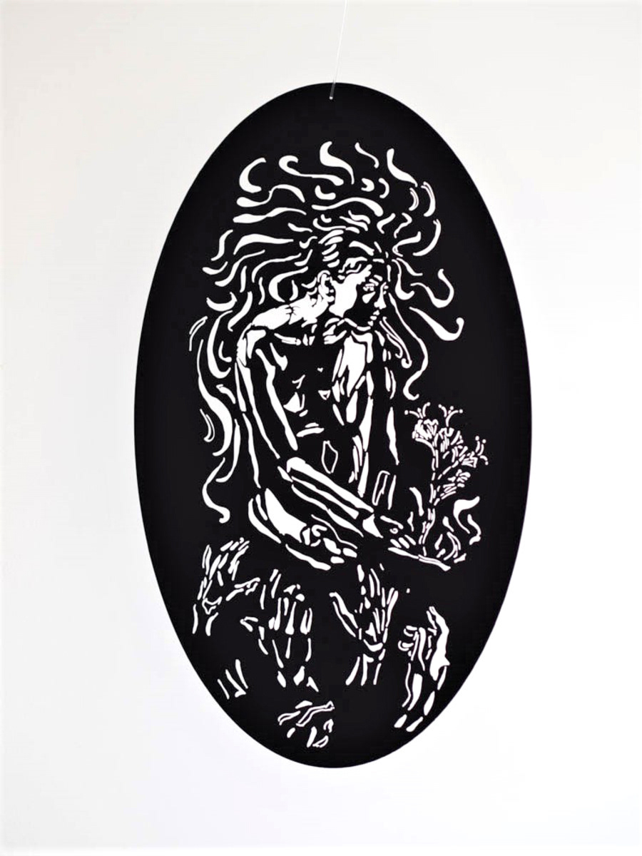 Zanna Abasova, İsimsiz, 27 cm x19 cm, Kat I Tekniği, 2023