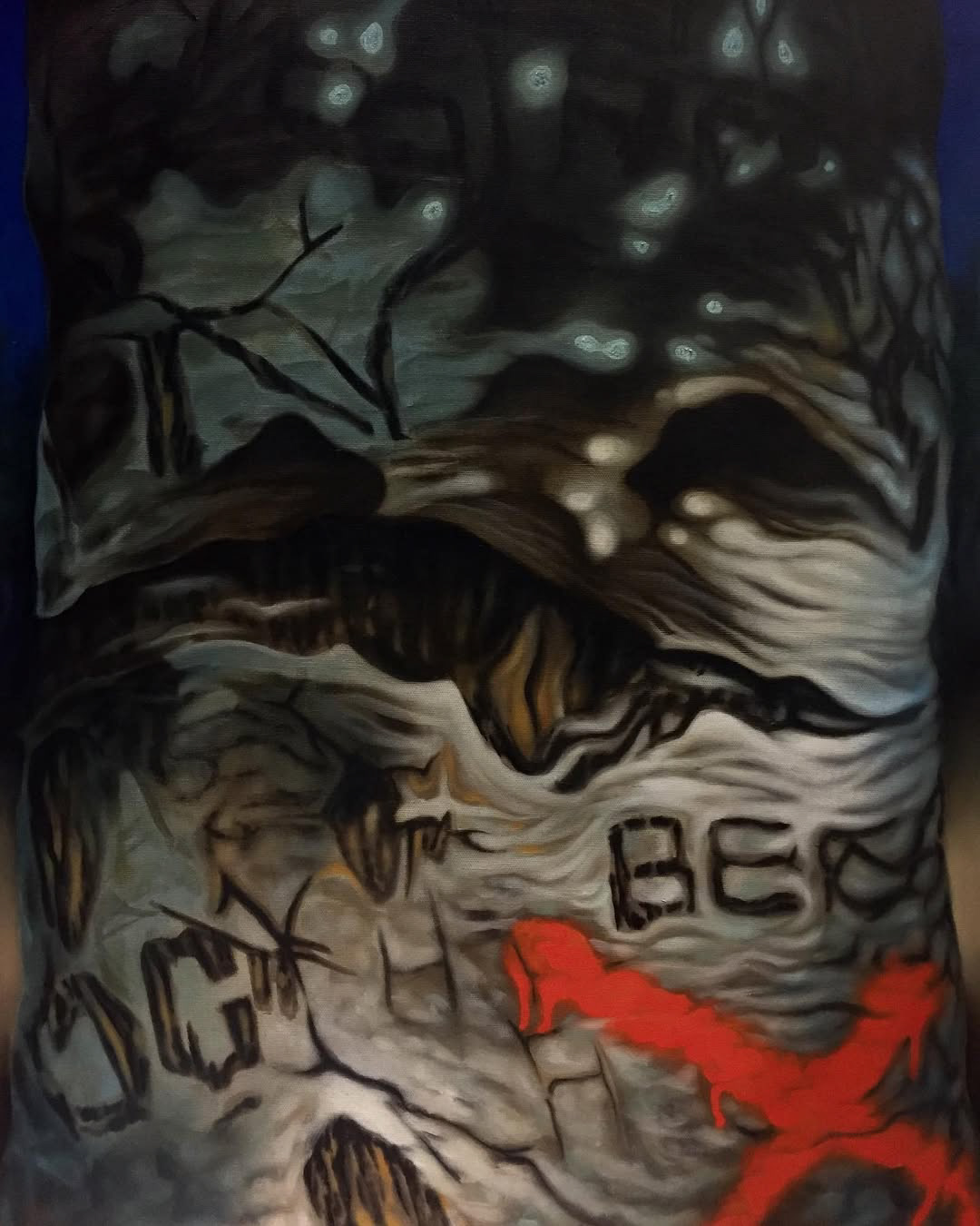 MİTOLOJİ, 50 x 63 cm, tuval üzerine yağlı boya, 2022
