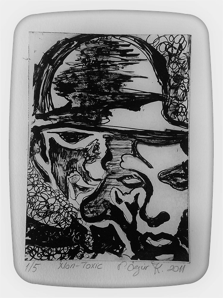 İsimsiz, 14,8 x 21 cm, 2011, Non-Toksik Metal Gravür Baskı