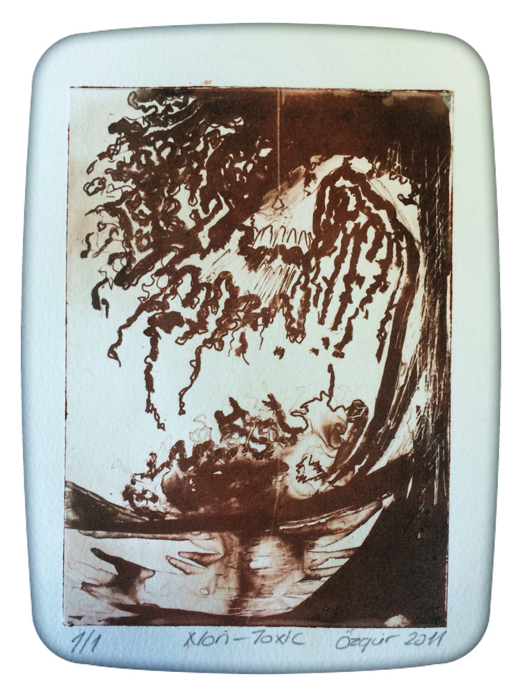 İsimsiz, 14,8 x 21 cm, 2011, Non-Toksik Metal Gravür Baskı