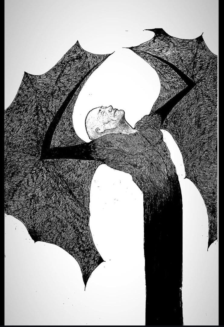 Arda Erbaş, 35x50, Yükseliş, Çini Mürekkebi, Scholler, 2024