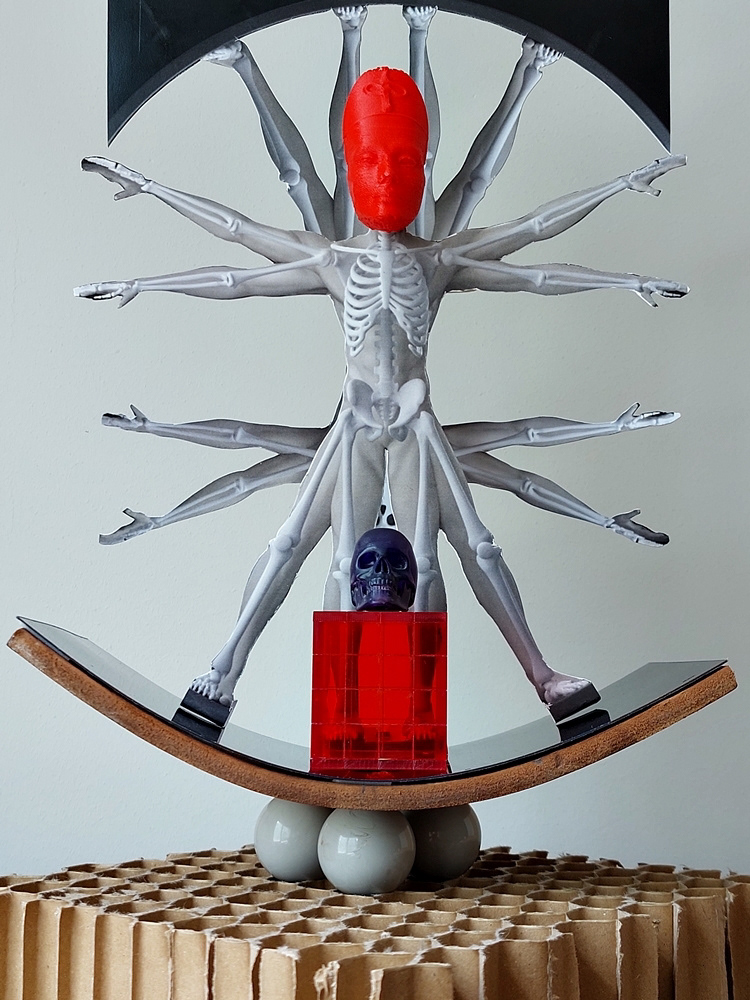 Murat Benan Yıldız, Eser Adı: Prediluvian / Yapım Yılı: 2023 / Malzeme: Karışık Teknik /Ölçüler: 25x30x40