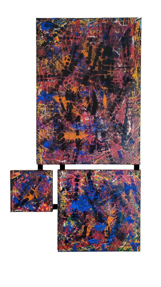 M. Yeşim Yorulmaz, 100 cm x 120 cm Tual Üzeri Akrilik- İsimsiz
