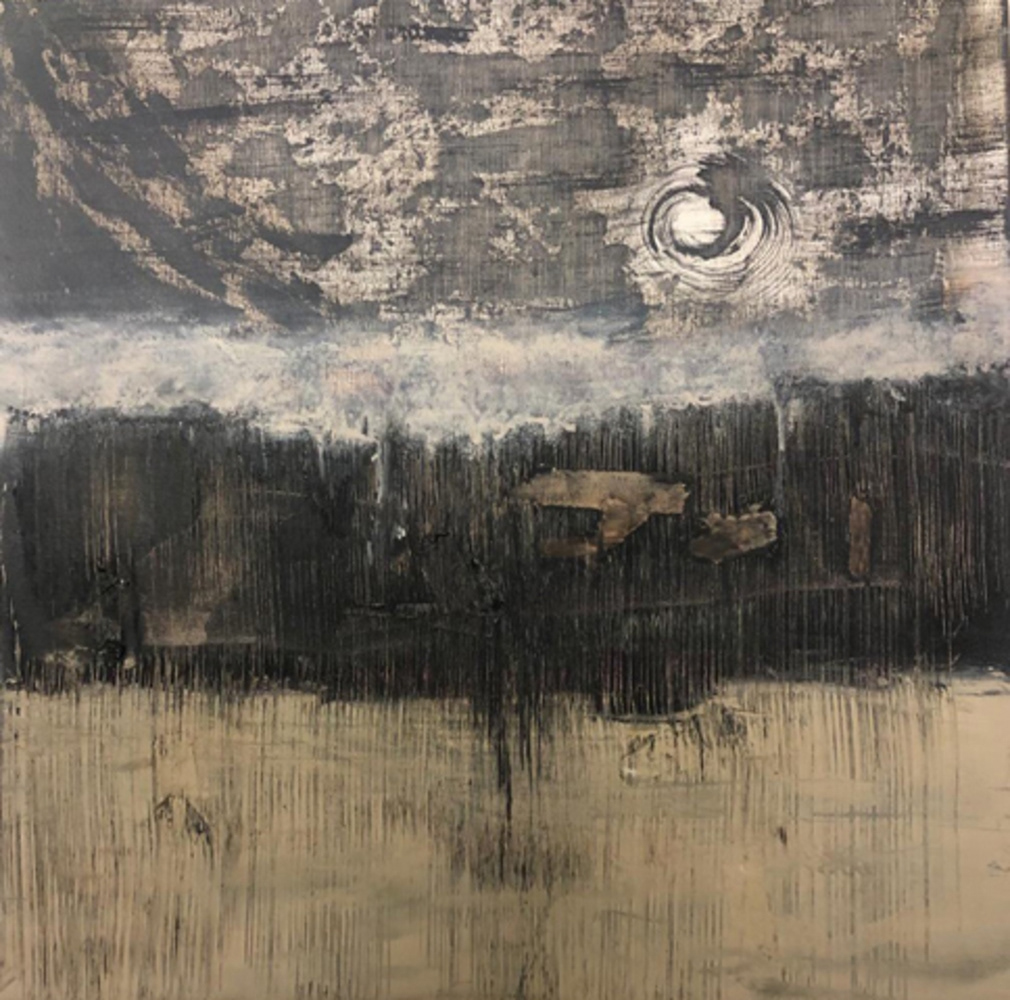 Ayşe Kamer Yamacı, "Sütunlar Yıkılırken", 50 X 50 cm, Tüa 2023