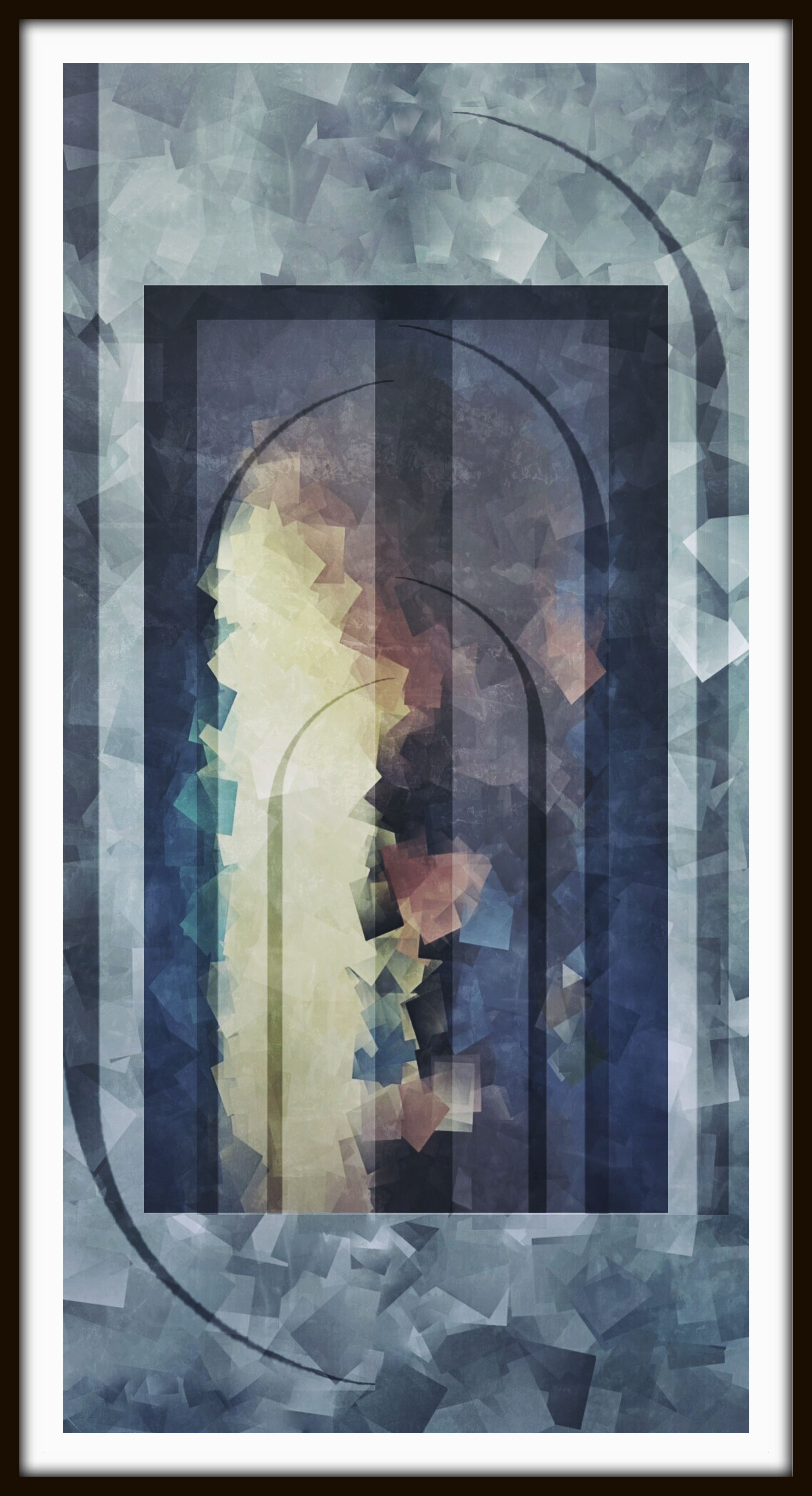 Karışık teknik, 50 x 90 cm., 2022