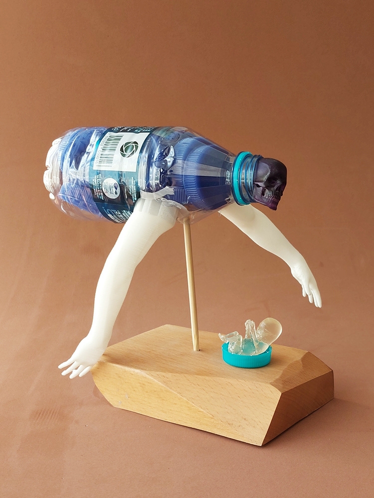 Murat Benan Yıldız, "Dönüşümsüz", 20x17, 5x17, 5 , Karma Teknik, 2025