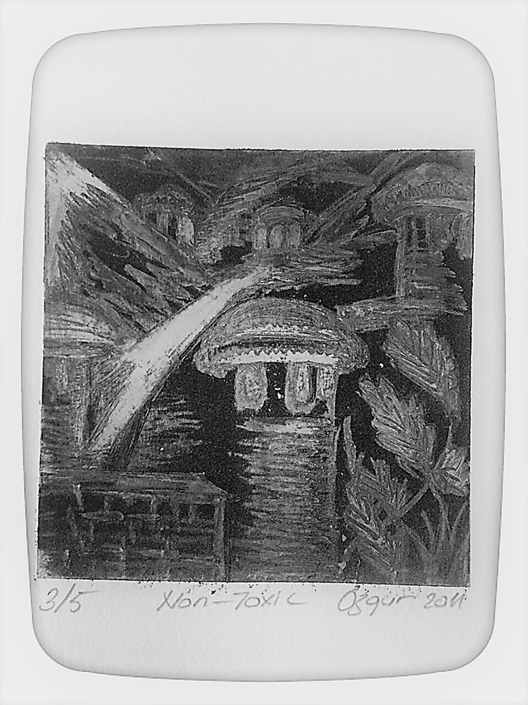 İsimsiz, 14,8 x 21 cm, 2011, Non-Toksik Metal Gravür Baskı