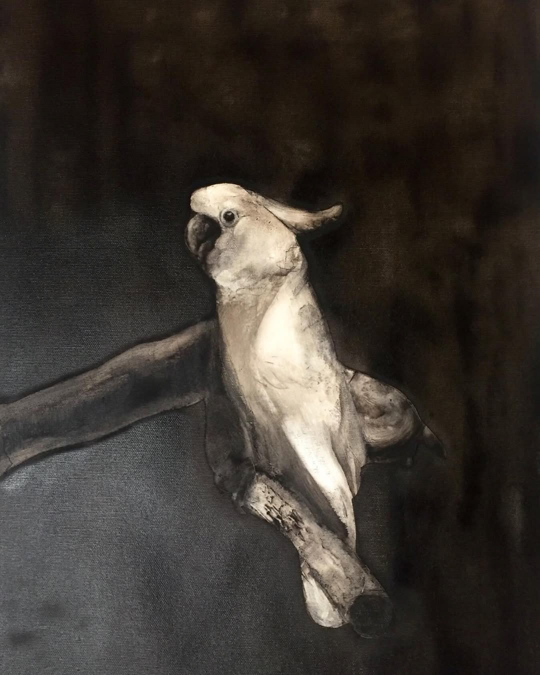Francis Bacon, 45 x 60 cm, tuval üzerine yağlı boya, 2024