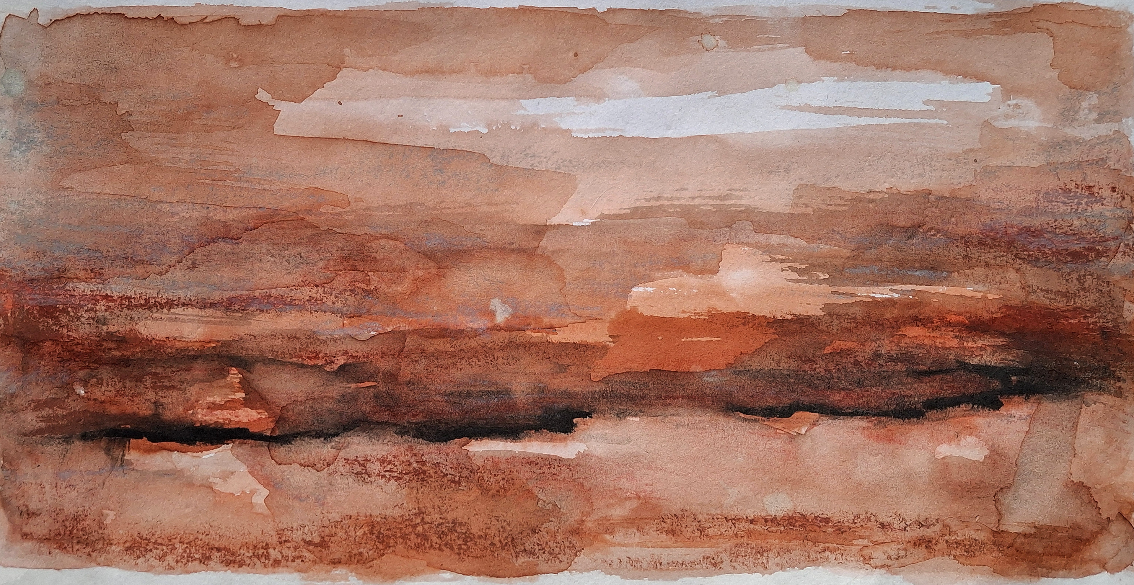 İsimsiz, 24X13 cm, Kağıt üzerine suluboya, 2024