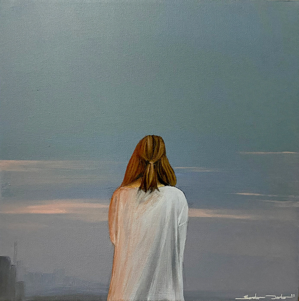Serdar Dartar, İsimsiz/Tuval Üzerine Akrilik Boya/30x30 cm./2023