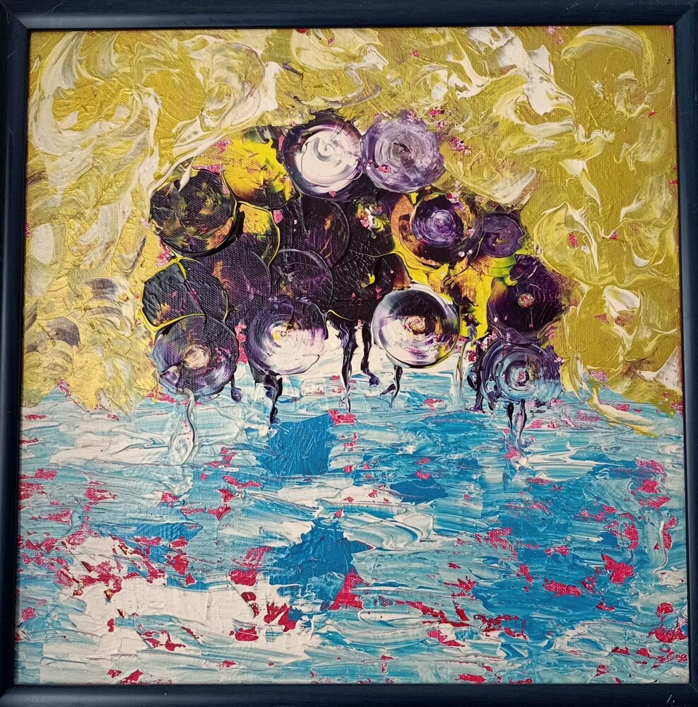 Hatice Nilüfer Süzen, "Peyzaj", 40x60 cm, Tuval Üzeri Akrilik, 2024