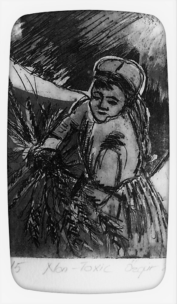 İsimsiz, 14,8 x 21 cm, 2011, Non-Toksik Metal Gravür Baskı
