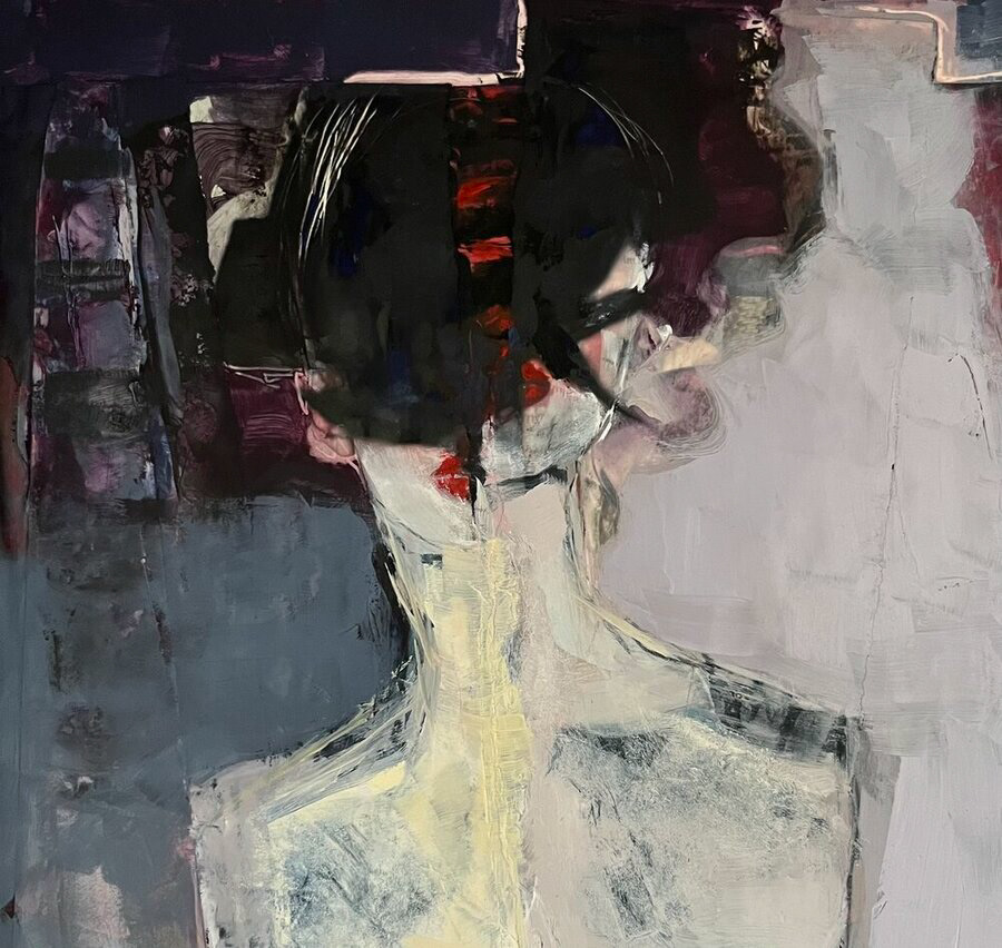 Sevcan Saribaş, İsimsiz, 35 x33 cm, Kağıt Üzerine Karışık Teknik, 2024