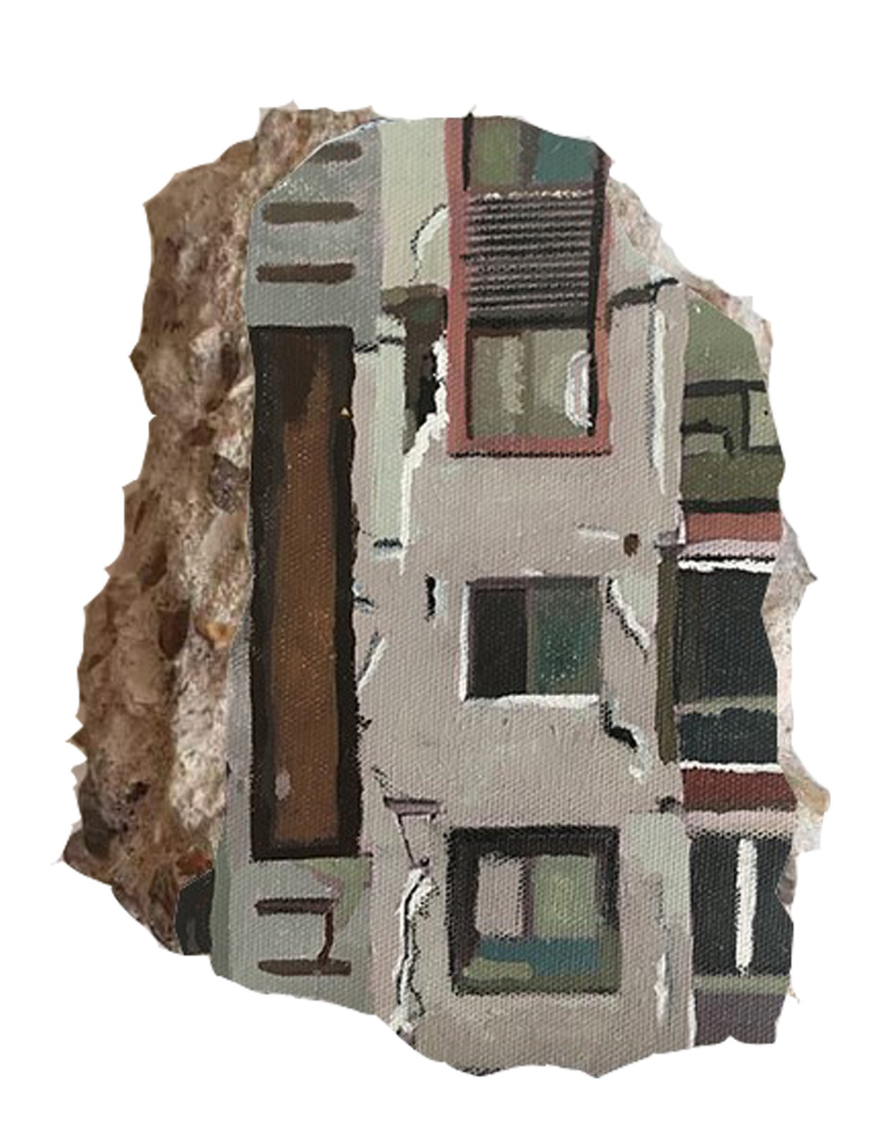 Malatya: Taş Üzerine Karışık Teknik, 14x12cm, 2023