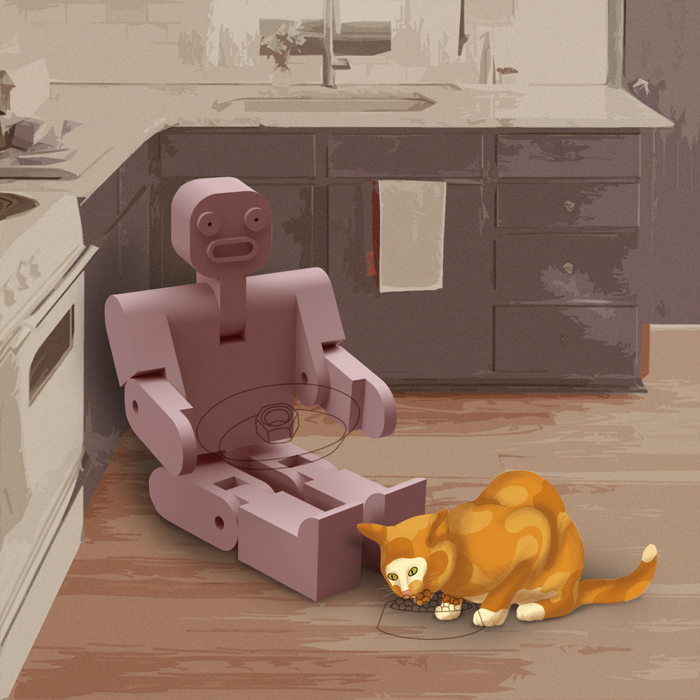 Yemek, 1800x1800 px, 72 DPI, Dijital İllüstrasyon, 2025.