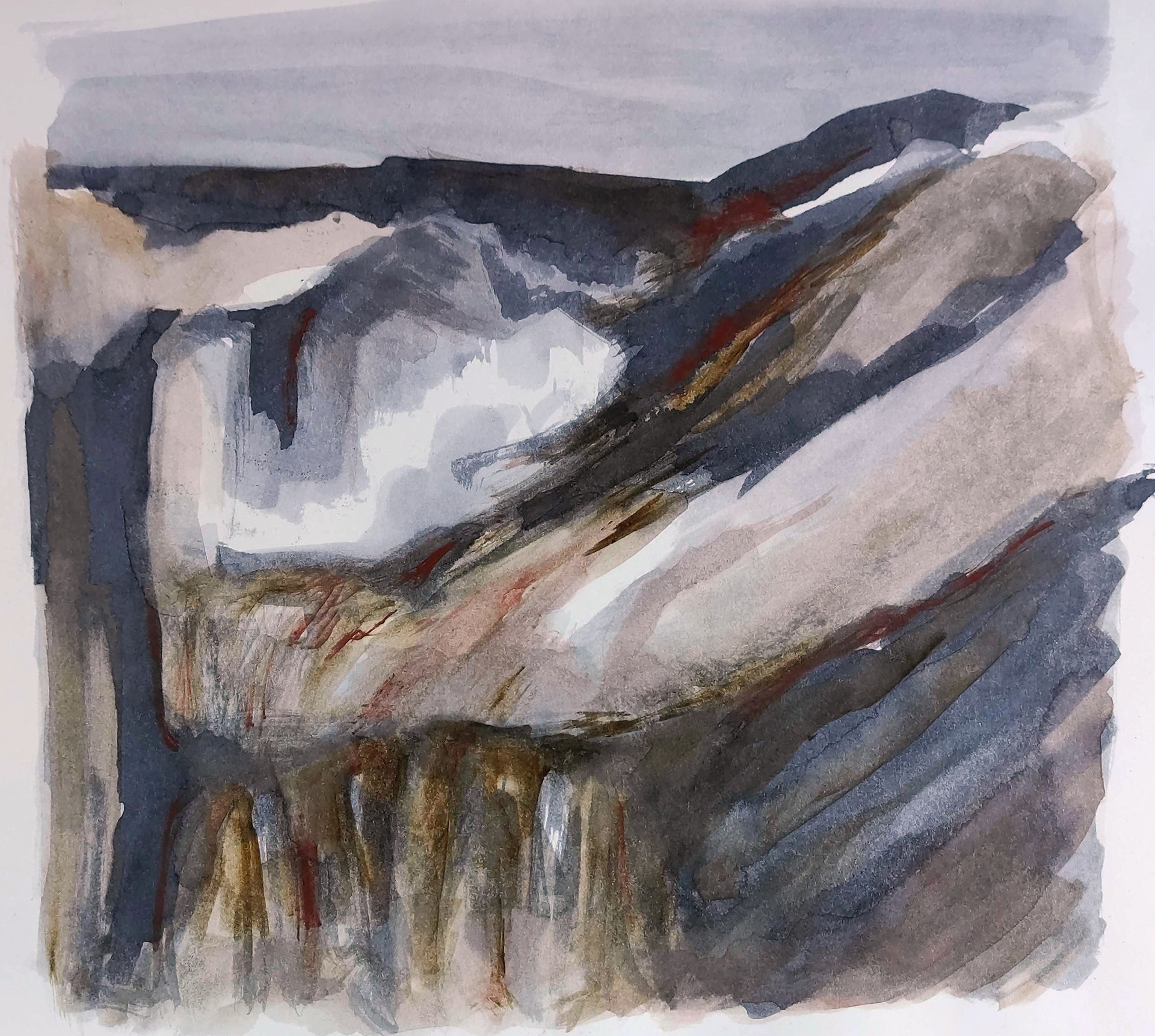 İsimsiz, 29X27 cm, Kağıt üzerine suluboya, 2025