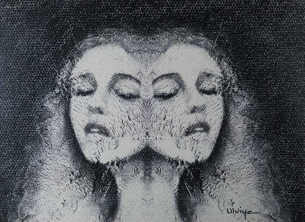 Ulviye Özönder Aydın, Bangu, 25x35 cm Kağıt üstüne karışık teknik.