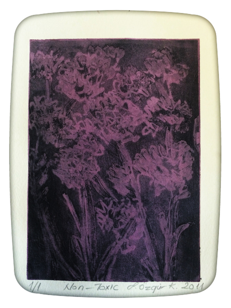 İsimsiz, 14,8 x 21 cm, 2011, Non-Toksik Metal Gravür Baskı