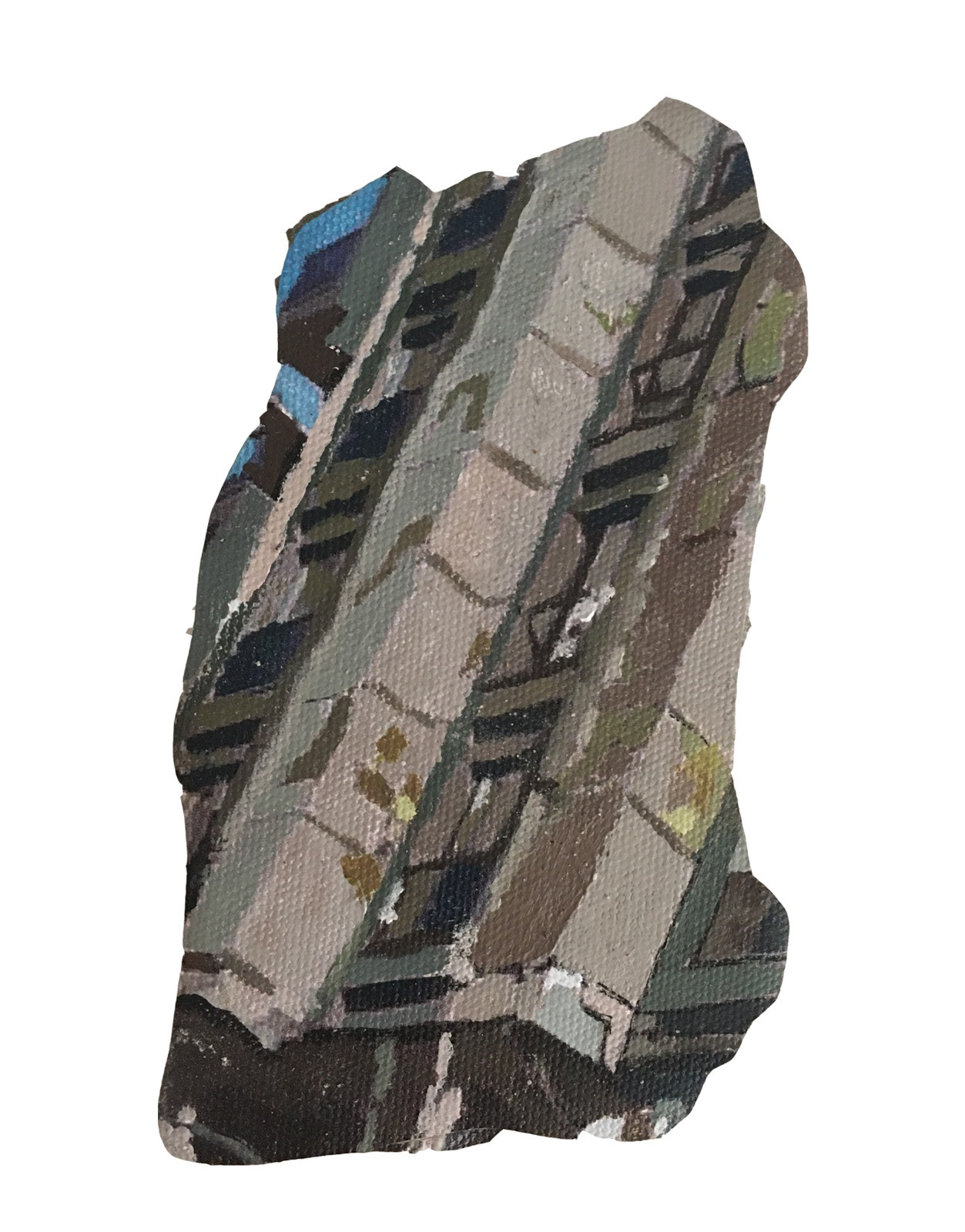 Hatay: Taş Üzerine Karışık Teknik, 14x9cm, 2023