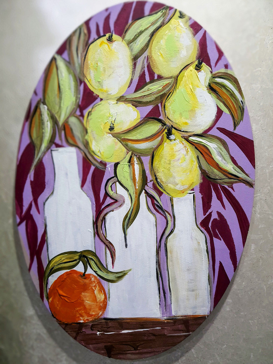 Hatice Nilüfer Süzen, Natürmort, 35x25 cm, Tuval Üzeri Akrilik, 2024