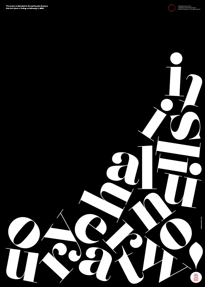 Onur Kuran, It's All In Your Heart Now 6th February 70x100 cm. Digital Poster