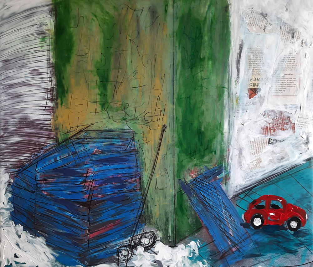 Derya Şahi̇n, İSİMSİZ 60 x70 cm.2021