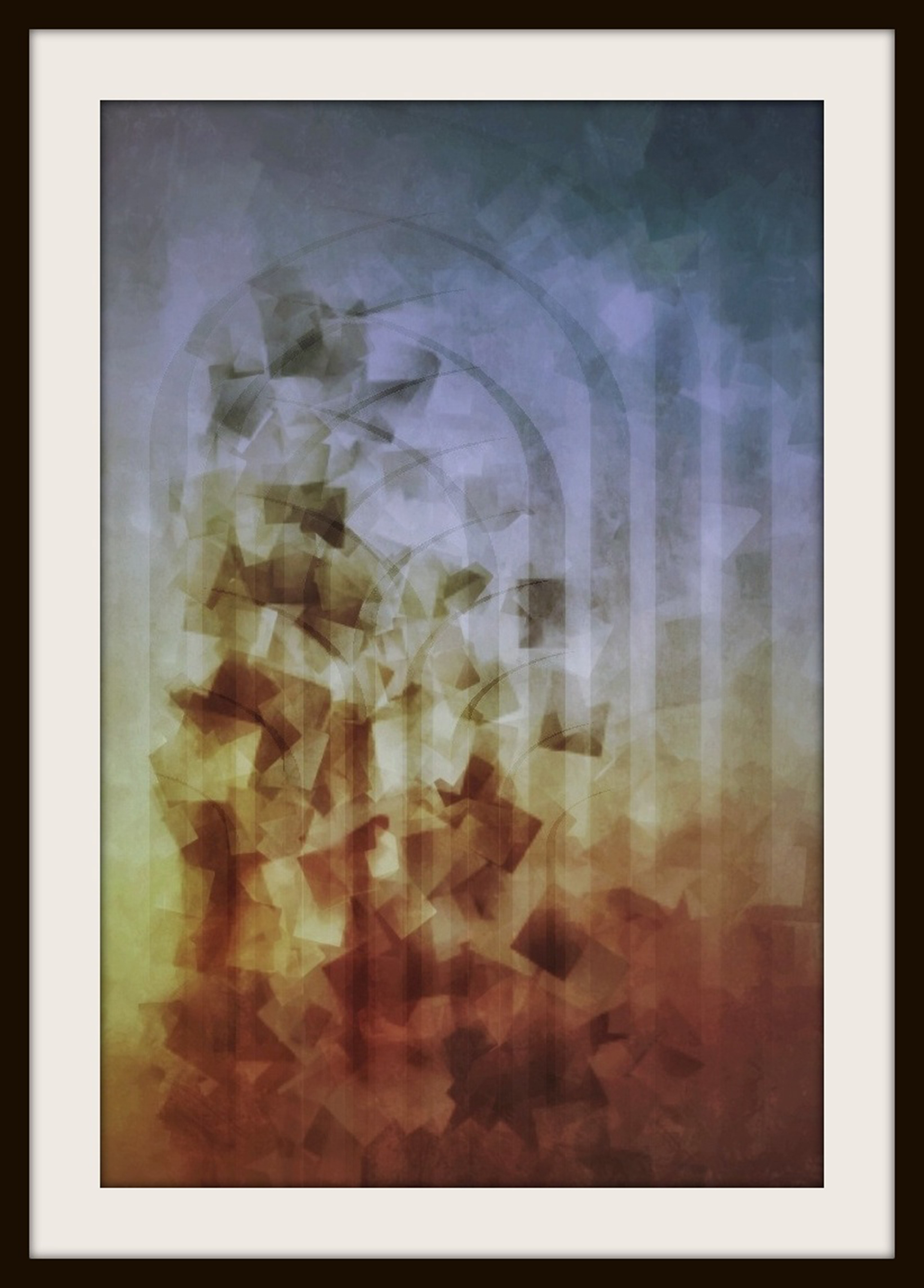 Karışık teknik, 35 x 53 cm., 2021