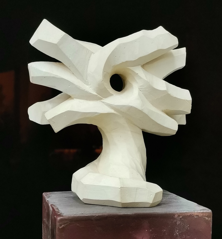 Osman Yilmaz, Eser İmi: Kendini Gizleyen, 30x30x20cm, 2020