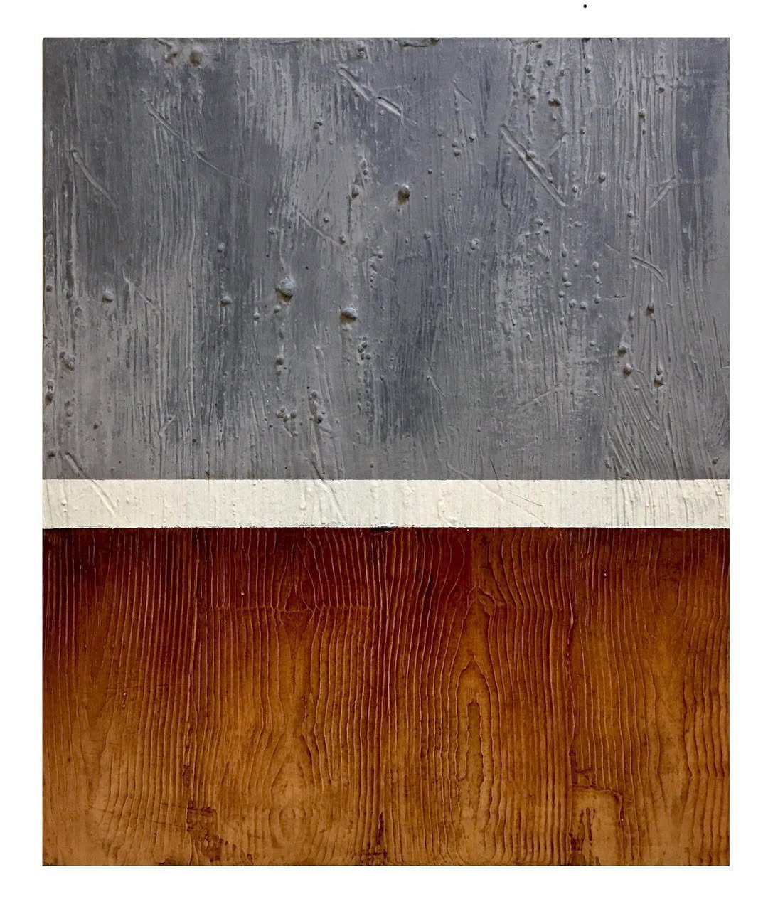 [—], 35 x 42 cm, pres tuval üzerine akrilik ve enamel, 2023
