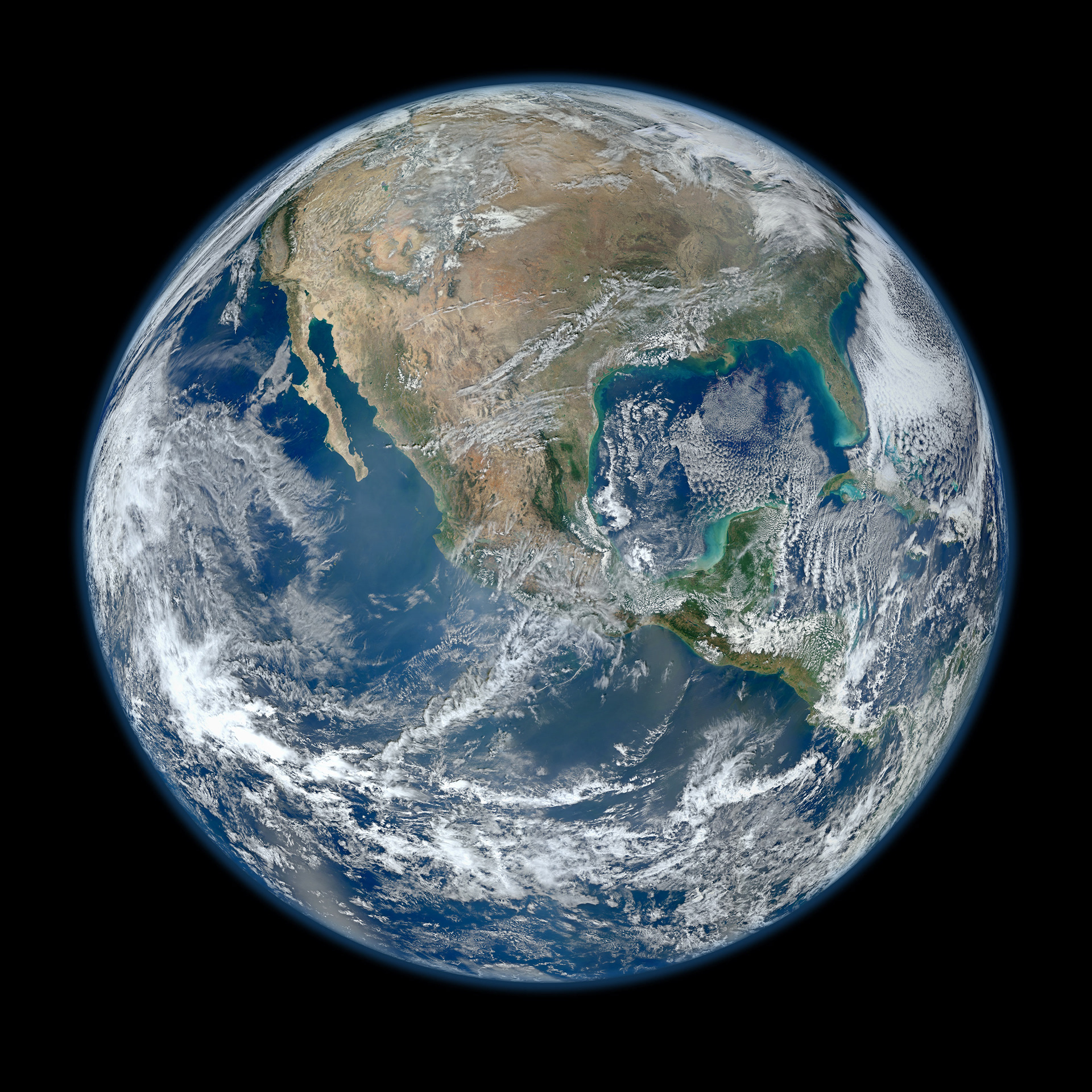 NASA, Blue Marble, fotomontaż cyfrowy, 2012