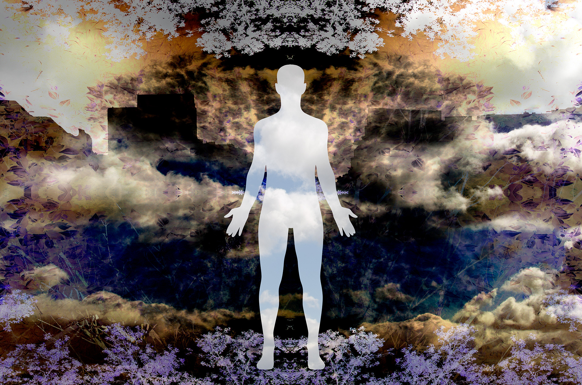 Fotografia cyfrowa, instalacja (fotografia transparentna, lustro), wydruk atramentowy pigmentowy 60x42 cm, 2019/2020