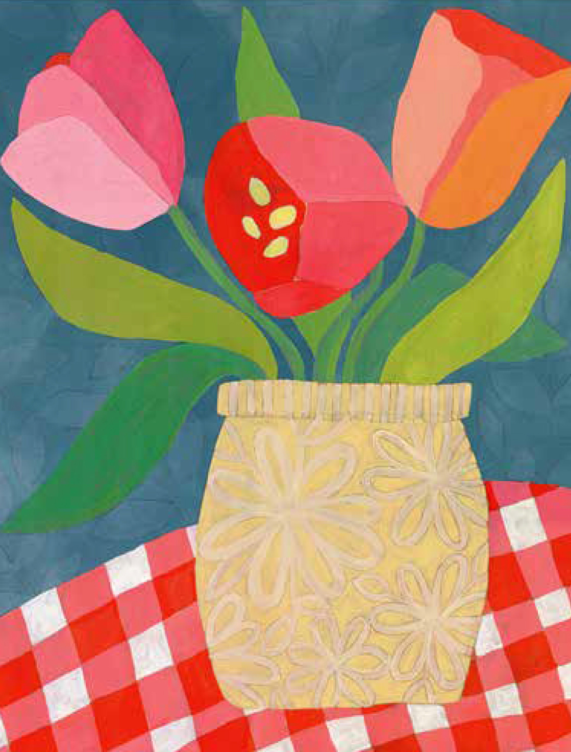 Tulips and Gingham