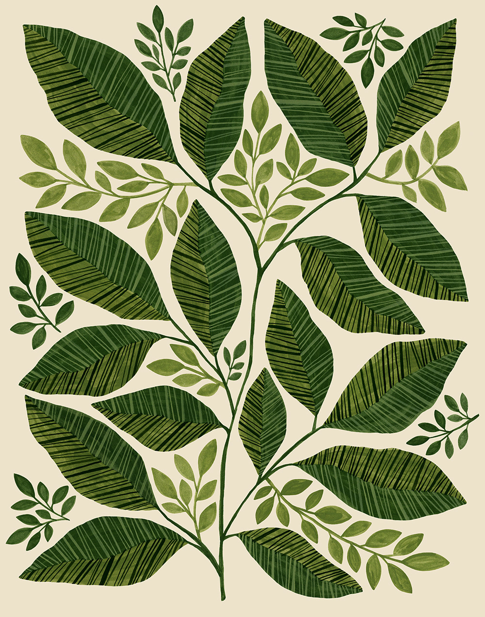 Seasonal Leaf Sprig