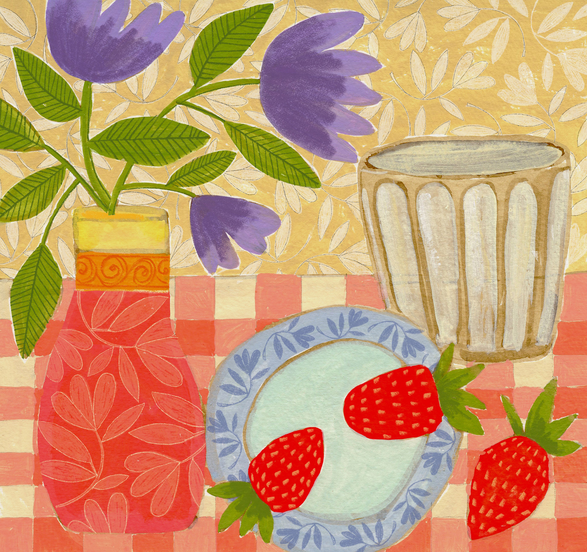 Strawberry Still Life