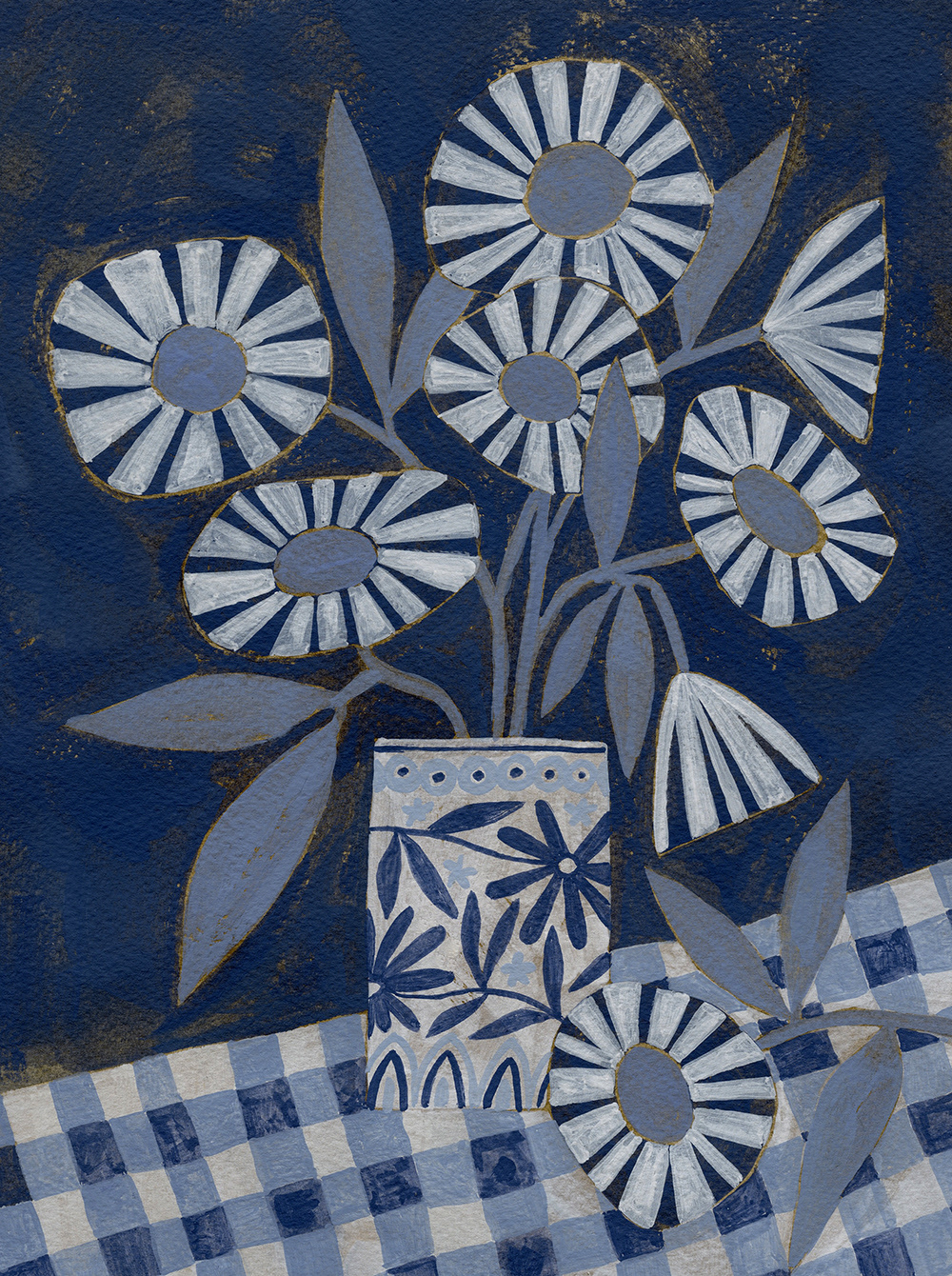 Indigo Daisies