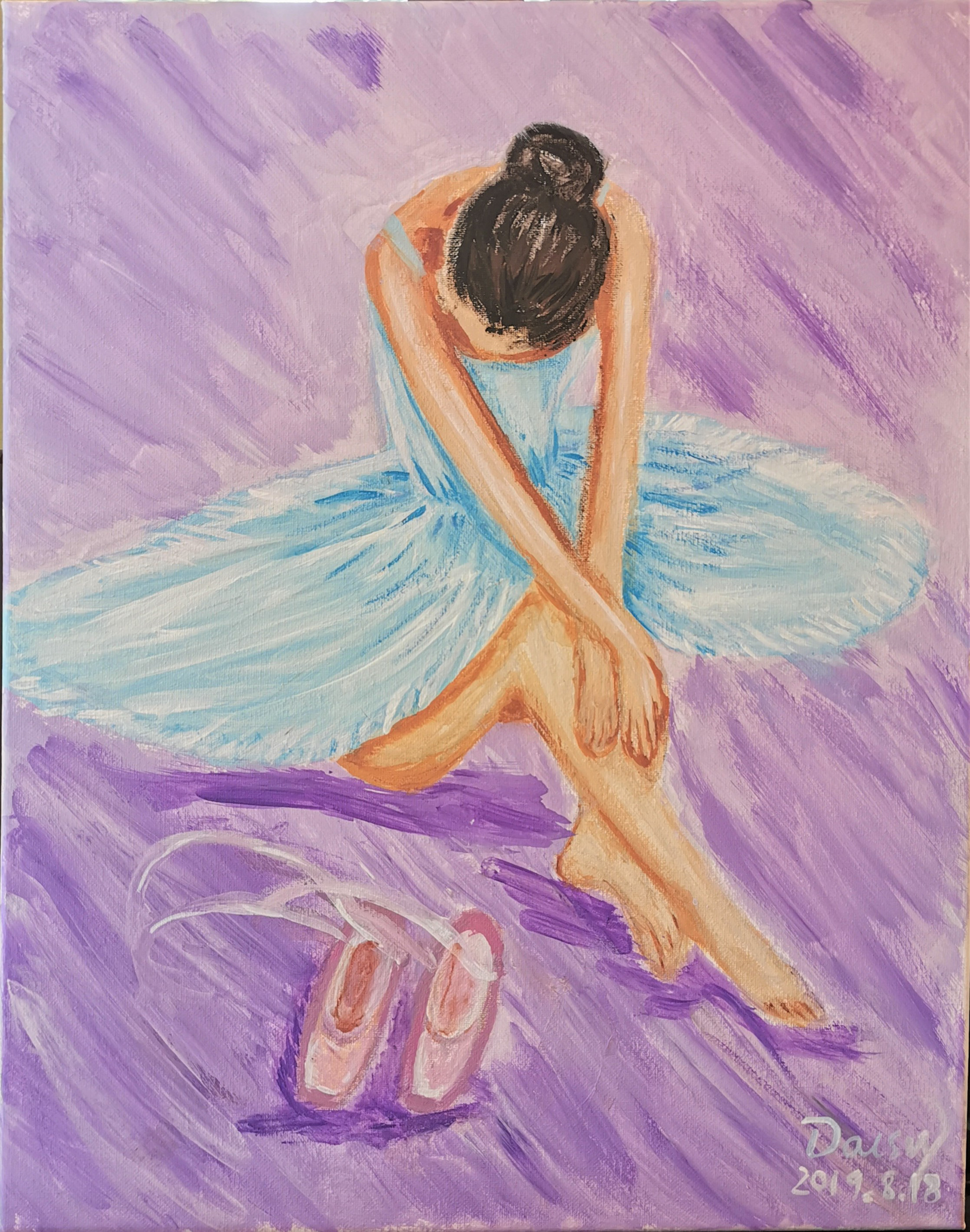 20" by 16", acrylic on canvas