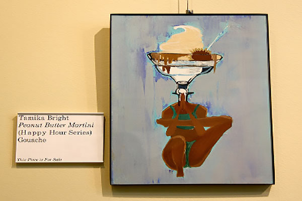 Peanut Butter Martini - Happy Hour Series - Gouache 