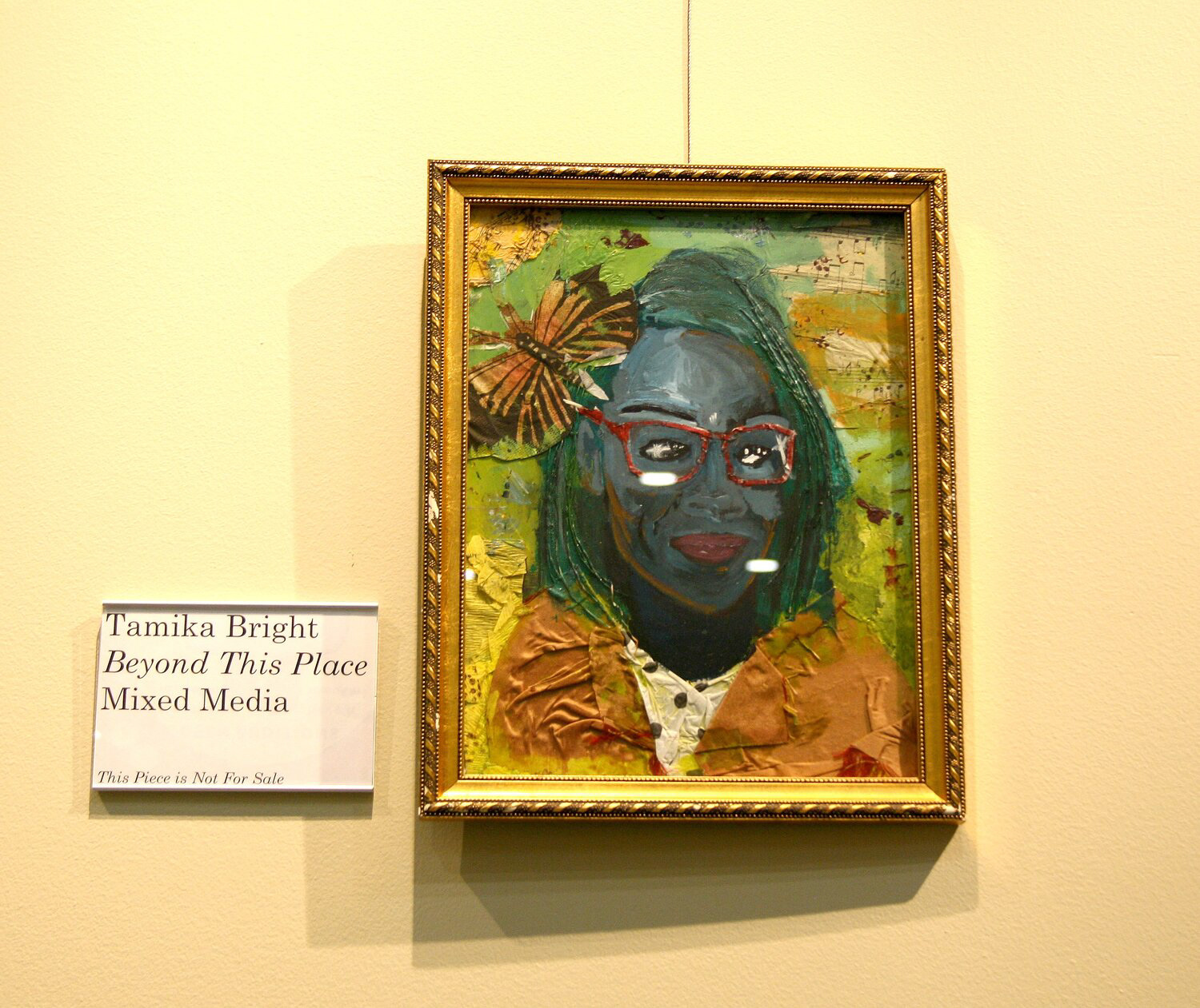 Beyond this Place - Self Portrait - Mixed Media 