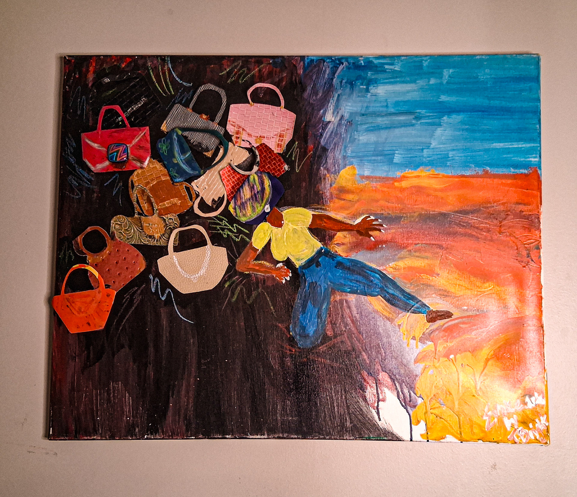 Calabash Lady - Acrylic 