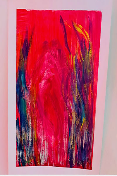 Got the Pink - Gouache 