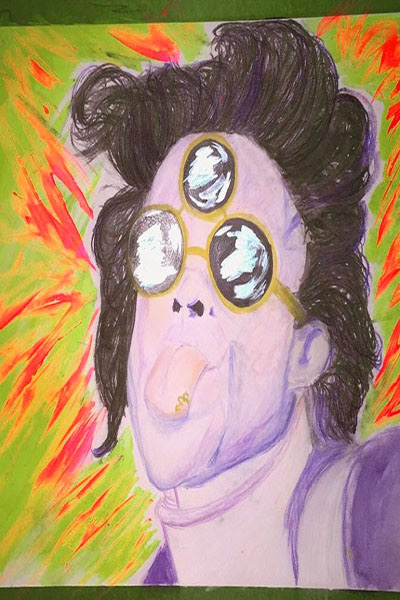 He Lives - Mixed Media 