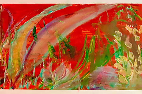 In the Wind - Stand tall - Gouache 