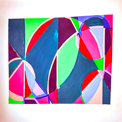 Abstract Composition 8x8 