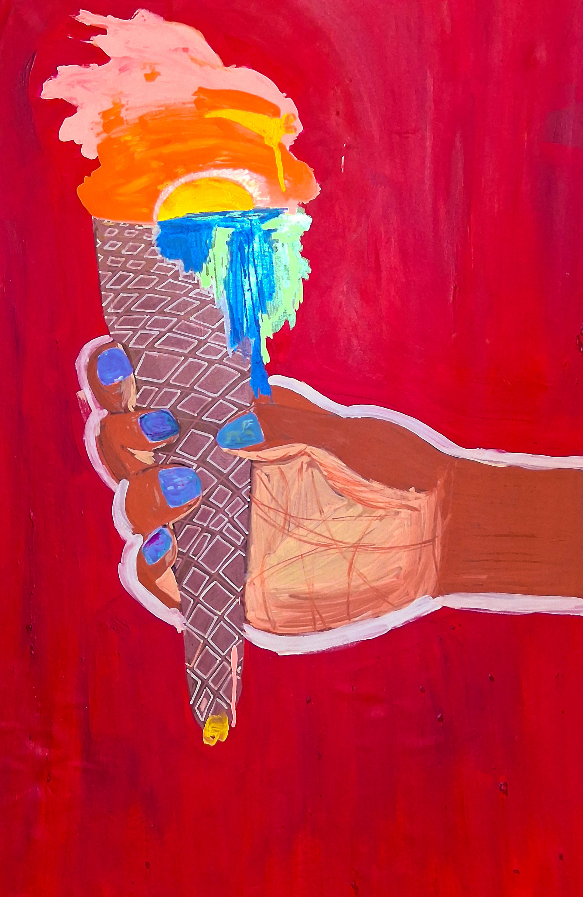 When Reality Melts- Acrylic 