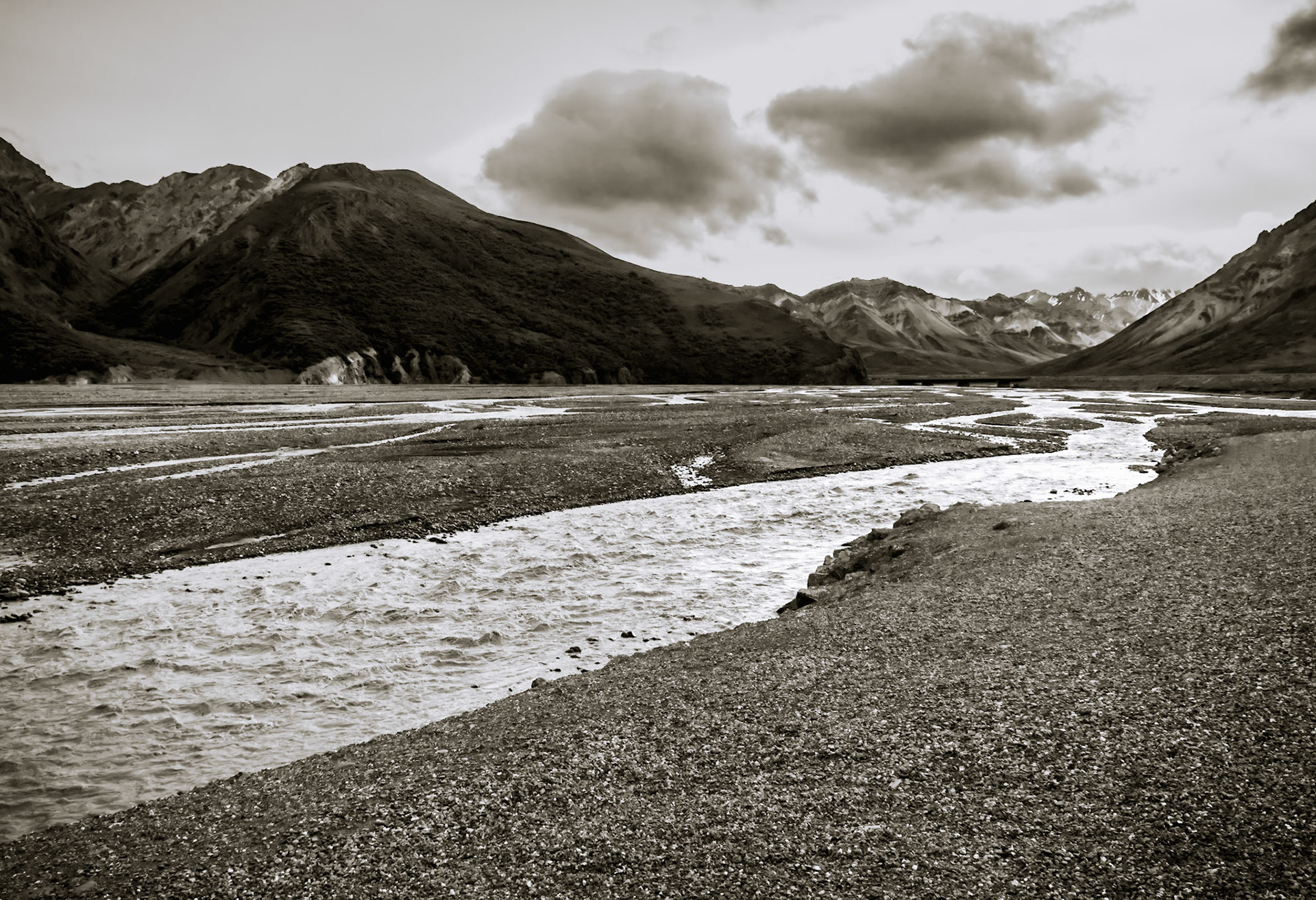 Bridge over the Toklat River; Denali NP