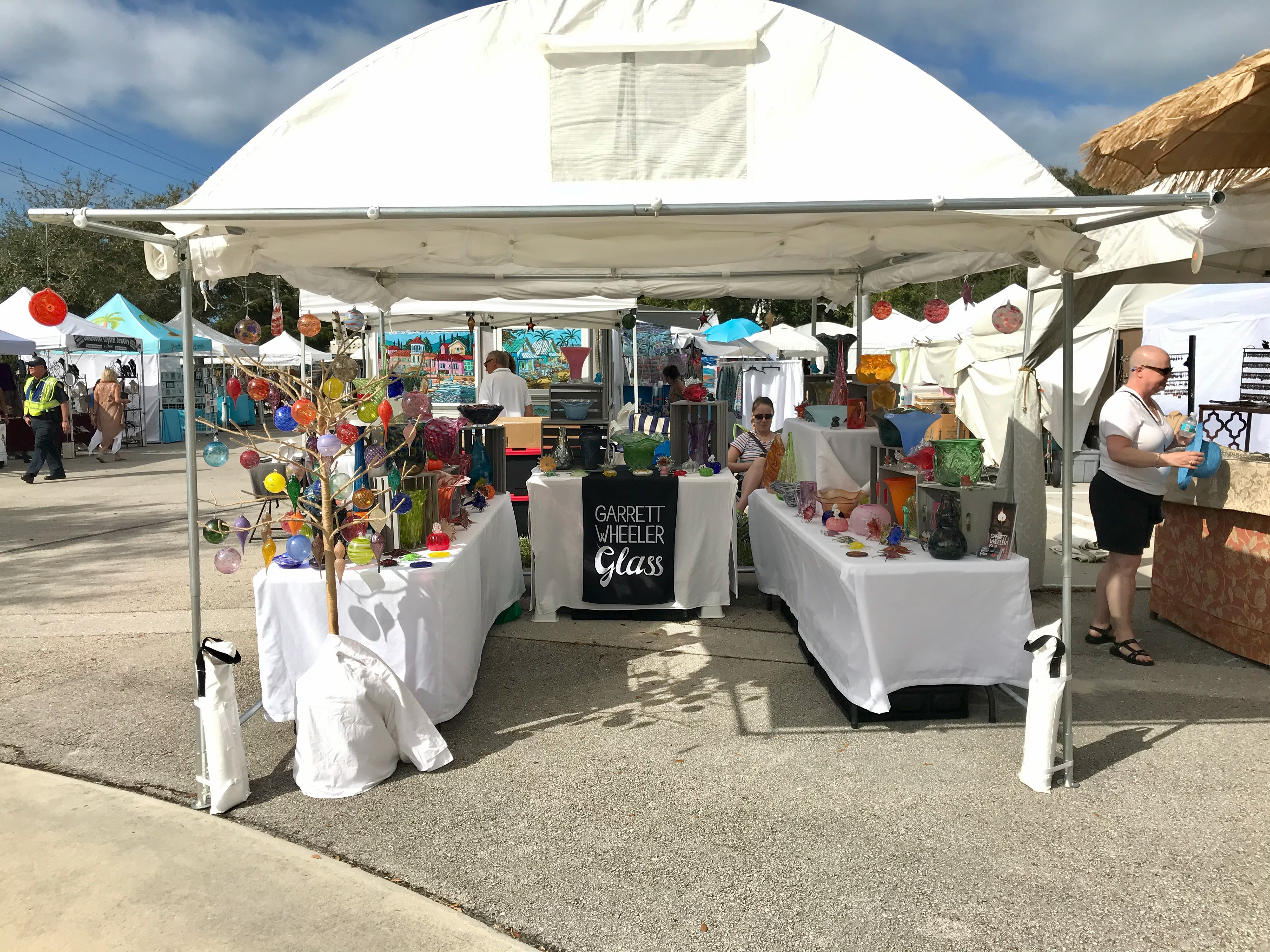 Art Show booth