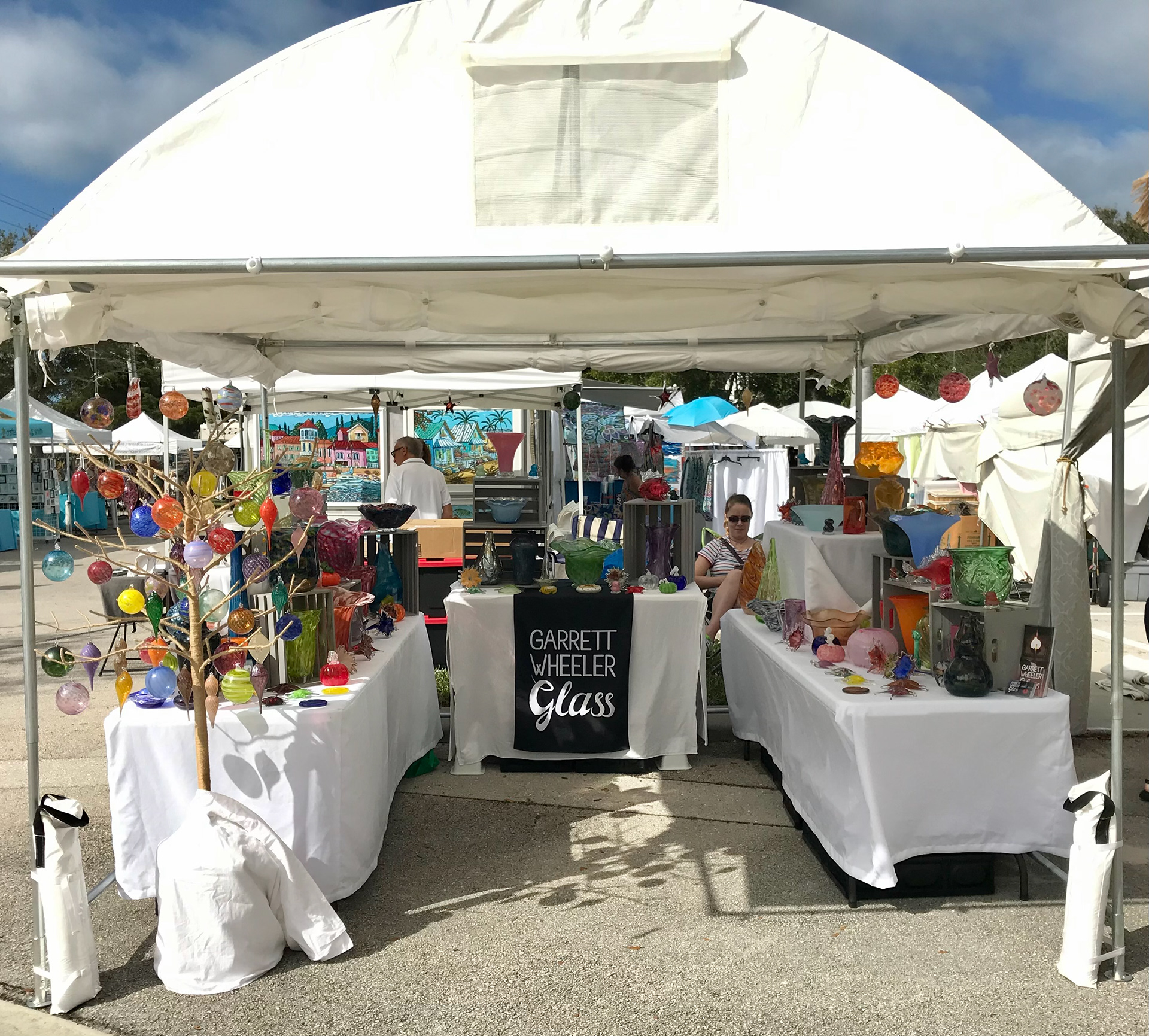 Garrett Wheeler Glass Art Shows