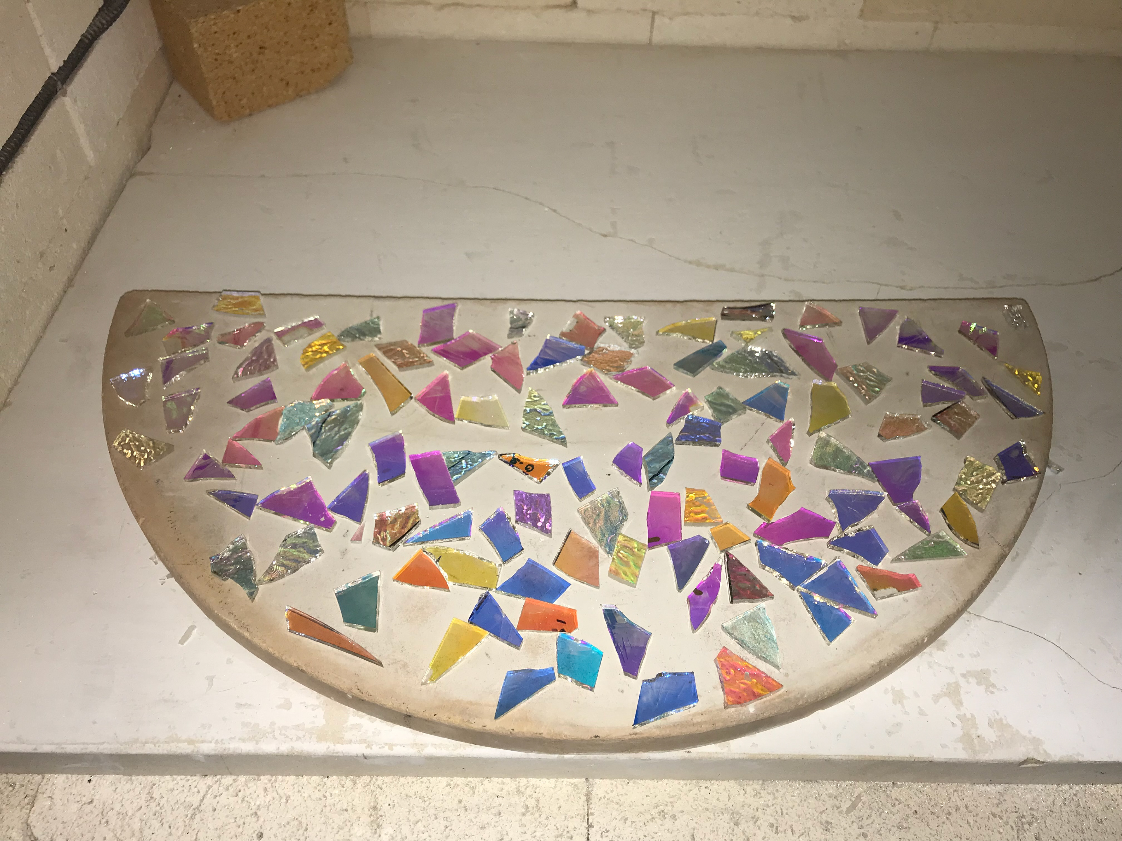 Dichroic glass