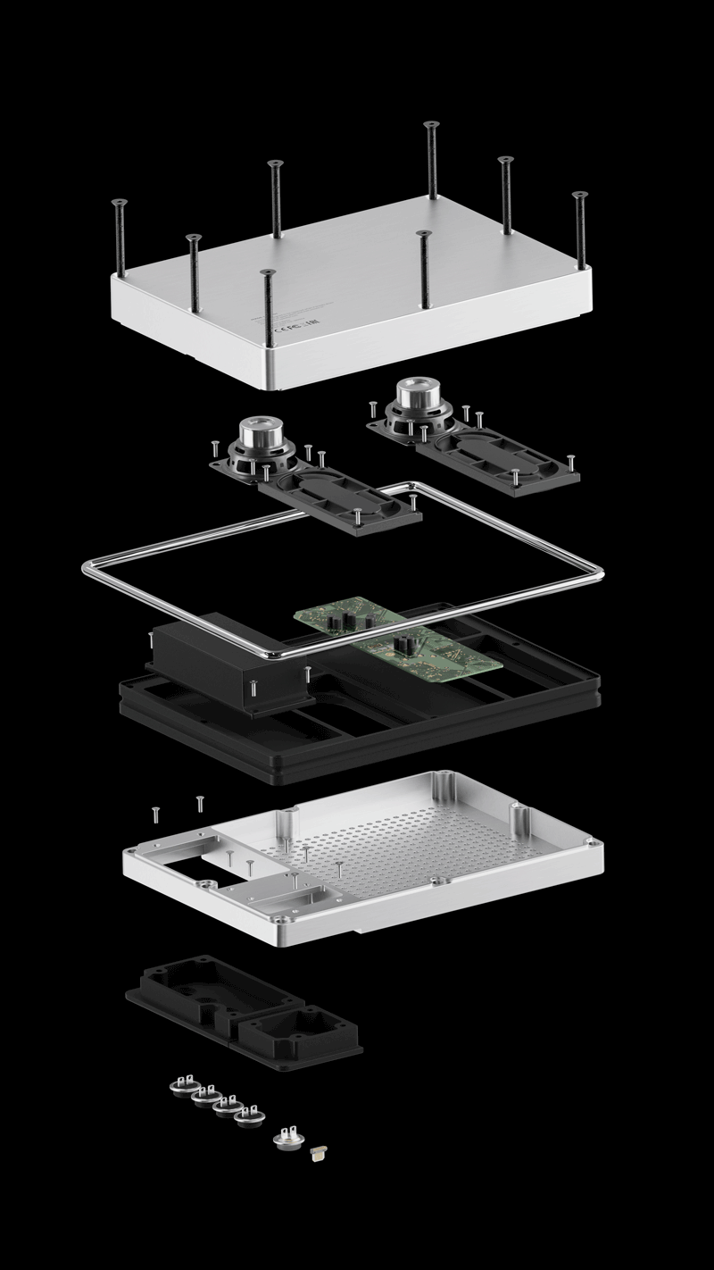 exploded view rendered