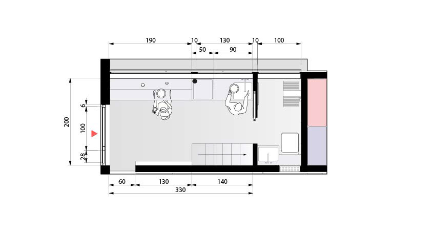 Grundriss wohnen